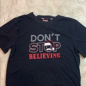 Christmas cropped tee